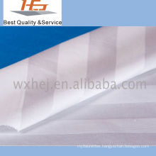 100% Cotton Fabric White Stripe For Home Textile